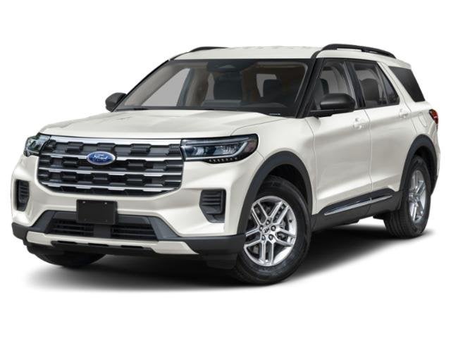 2026 Ford Explorer Active with 200A Pkg in White — front three-quarter view