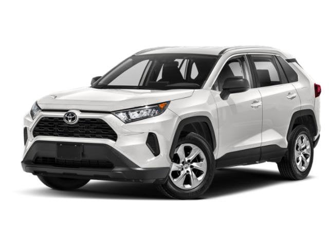 2022 Toyota RAV4 LE in Gray — front three-quarter view